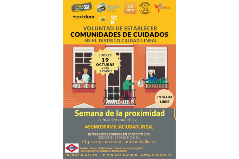 Comunidades de Cuidados en Ciudad Lineal (Madrid)